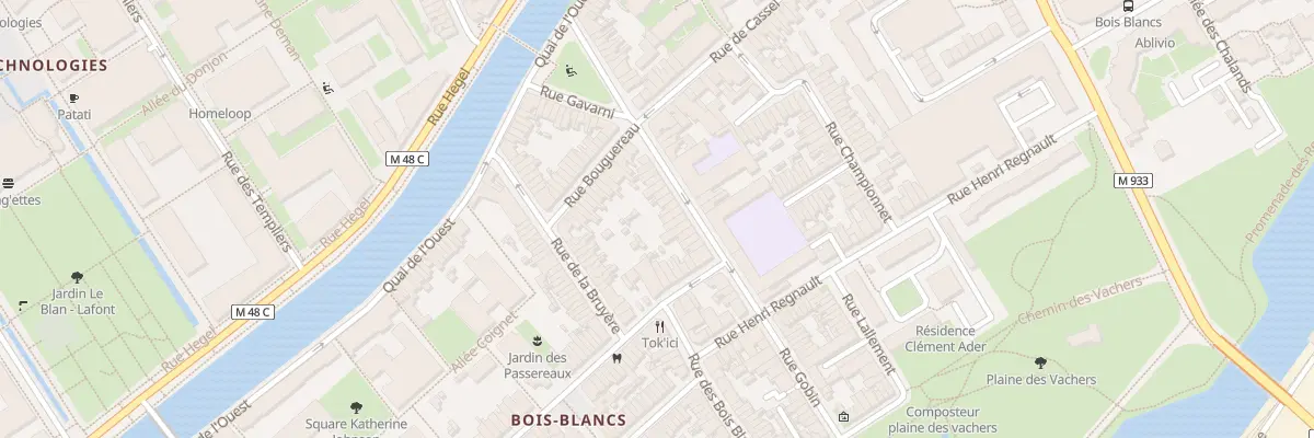 Plan du 25 Rue Guillaume Tell à Lille