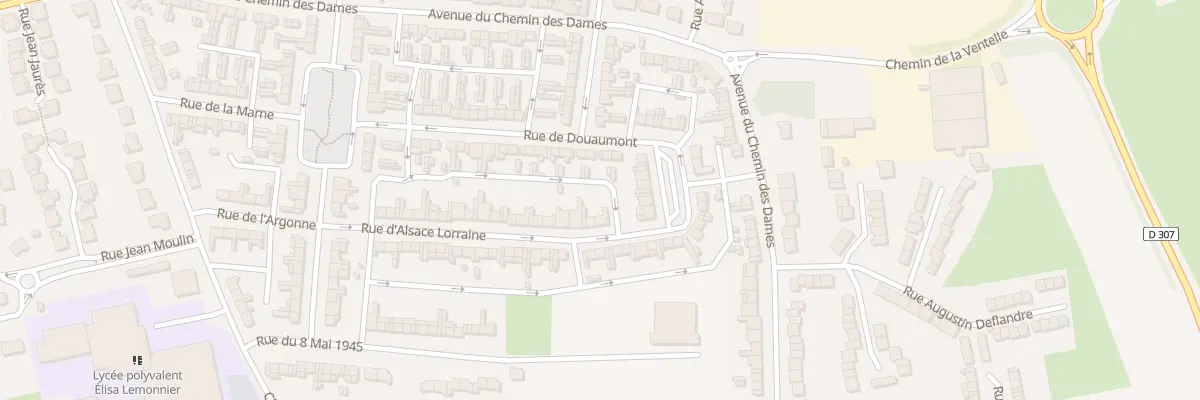 Plan du 169 Rue de l’Alsace Lorraine à Brebières