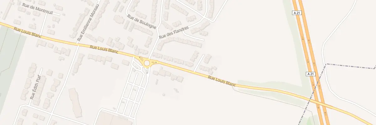Plan du 89 Rue Louis Blanc à Courcelles-lès-Lens