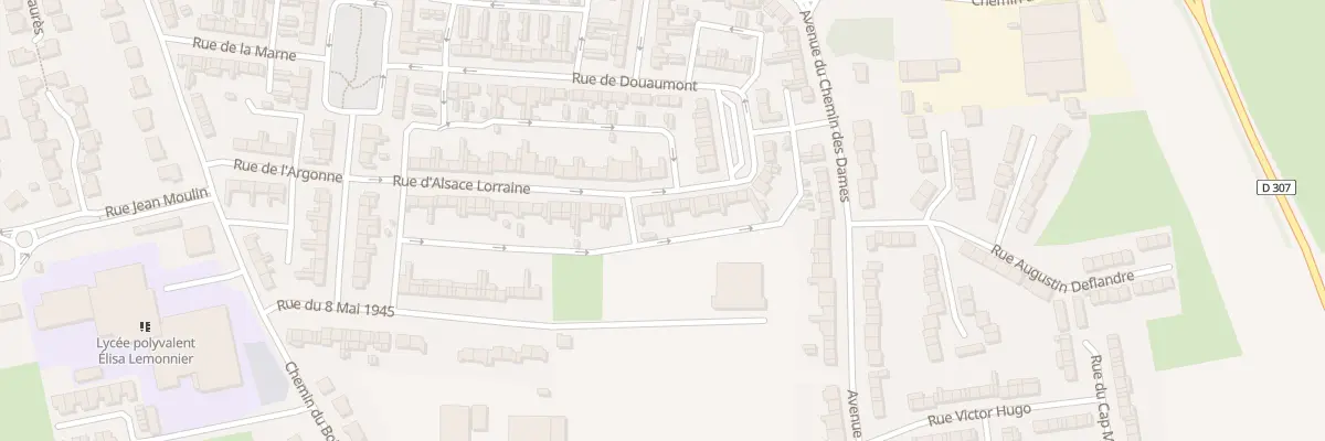 Plan du 186 Rue de l’Alsace Lorraine à Brebières