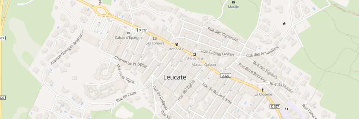 Plan du 8B Rue Emile Zola à Leucate