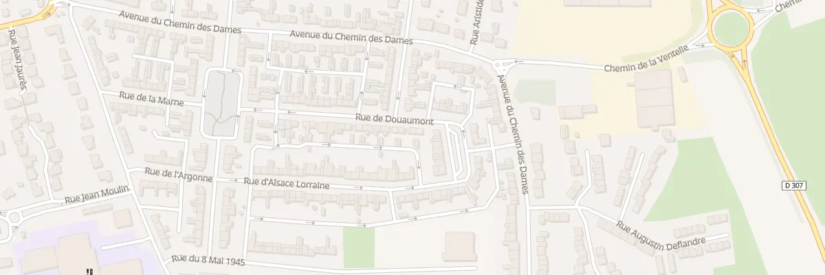 Plan du 87 Rue de Douaumont à Brebières