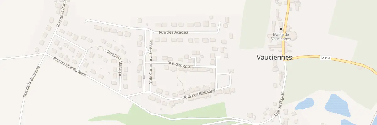 Plan du 49 Rue des Roses à Vauciennes