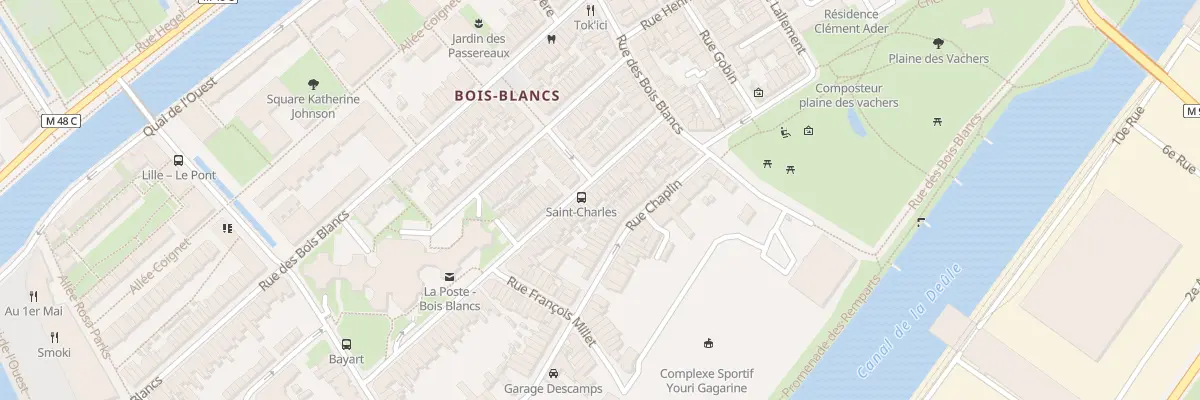 Plan du 31 Rue Gal Anne de la Bourdonnaye à Lille