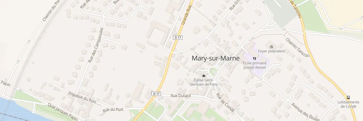 Plan du 6 Rue Ernest Dollé à Mary-sur-Marne