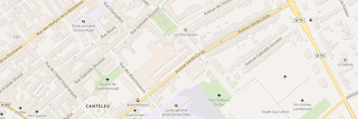 Plan du 103 Av Sainte-Cécile à Lambersart