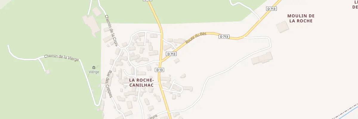 Plan du 5046 La Roche Canilhac à Saint-Rémy-de-Chaudes-Aigues