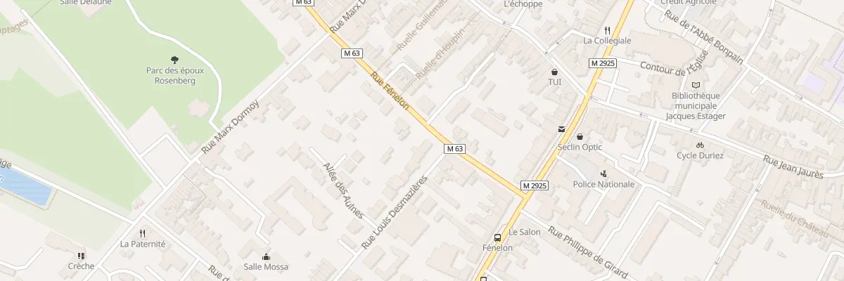 Plan du 12 Rue Fénelon à Seclin