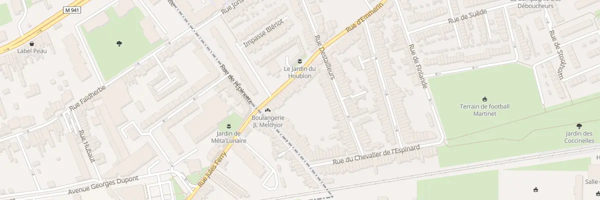 Plan du 113 Rue d’Emmerin à Lille