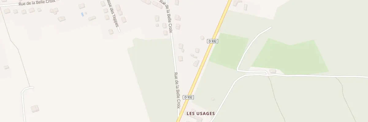 Plan du 683 Rue de la Belle Croix à Crisolles