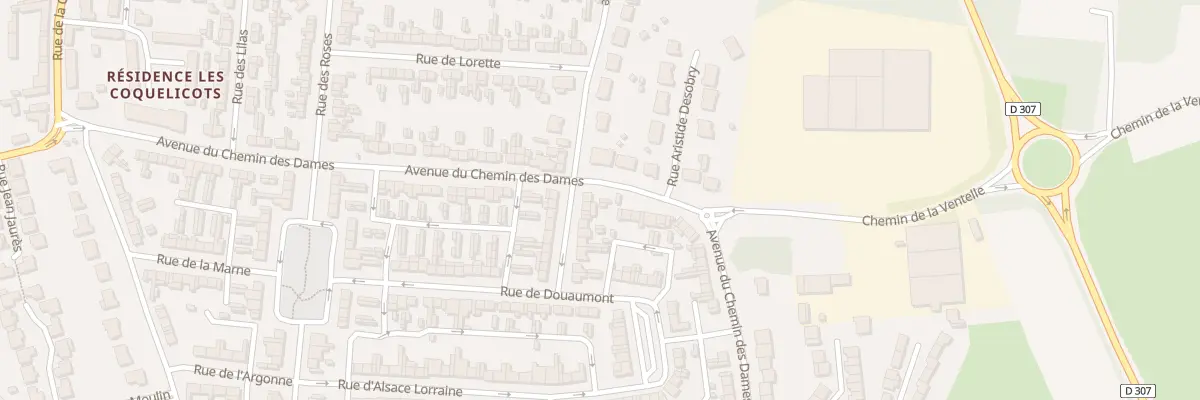 Plan du 78 Rue des Violettes à Brebières