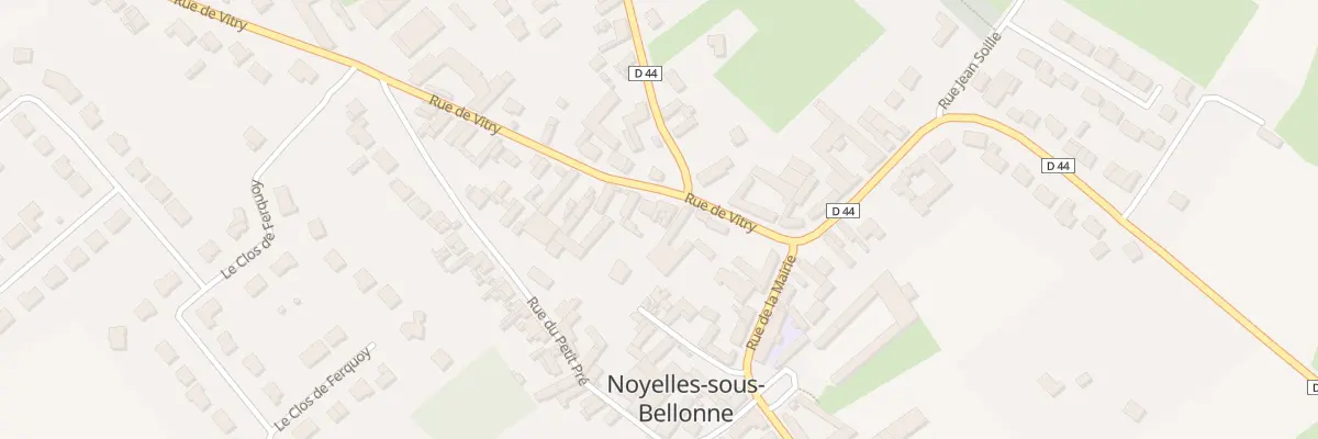 Plan du 7 Rue de Vitry à Noyelles-sous-Bellonne