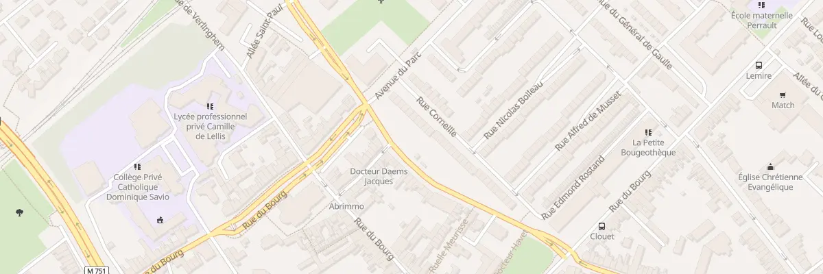 Plan du 16 Rue Corneille à Lambersart