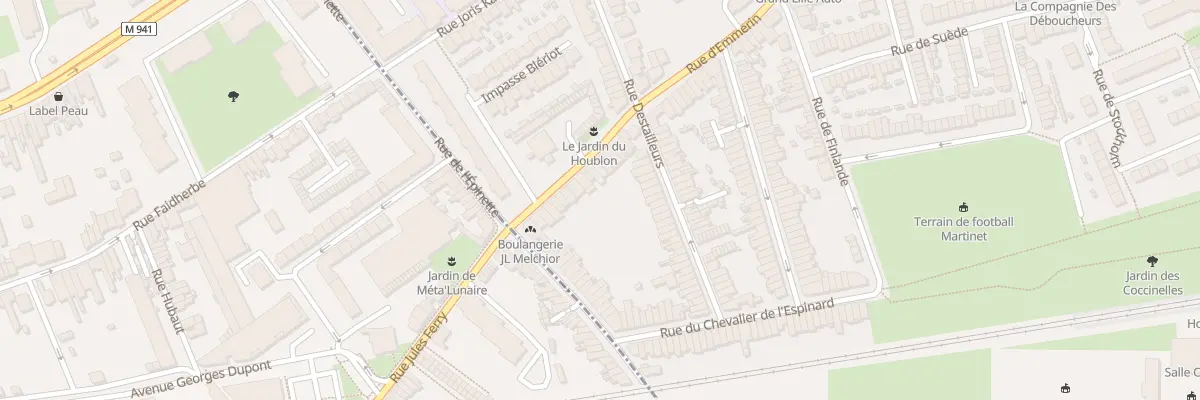 Plan du 111 Rue d’Emmerin à Lille