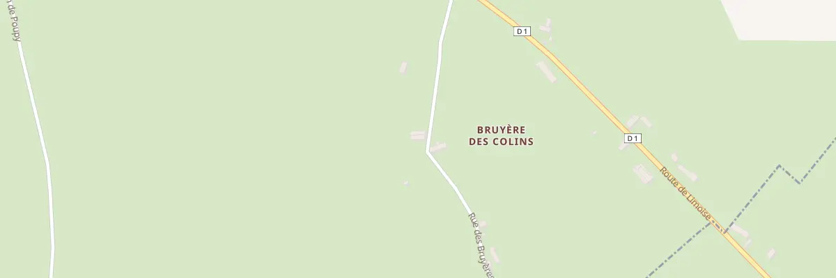 Plan du 5 Rue des Bruyères des Collins à Pouzy-Mésangy