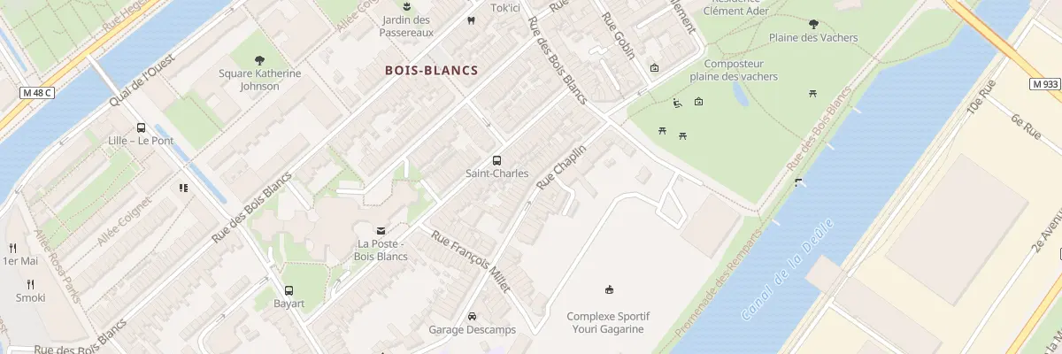 Plan du 26 Rue Chaplin à Lille