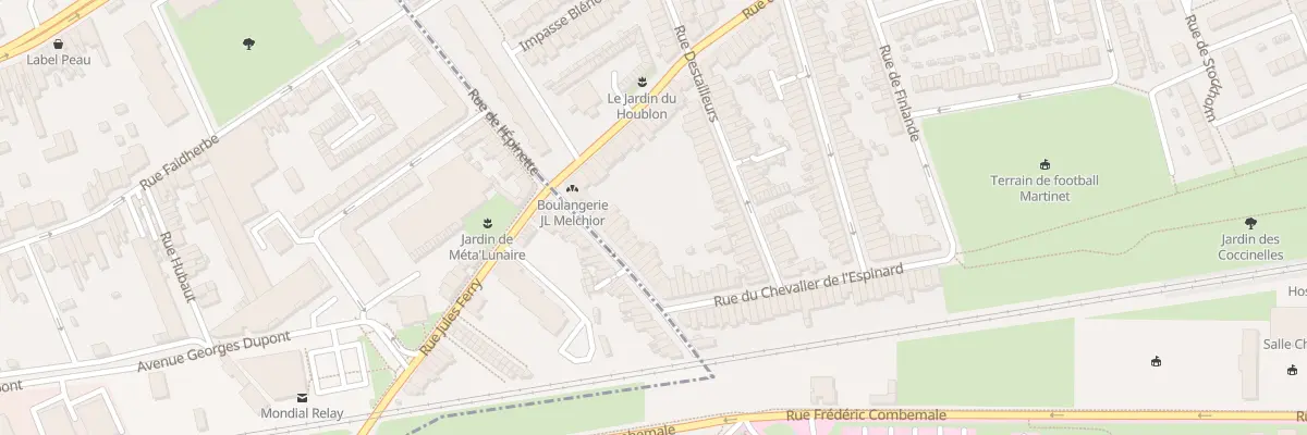 Plan du 85 Rue de l’Epinette à Lille