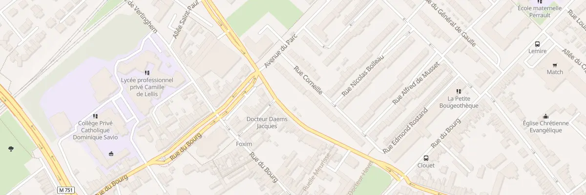 Plan du 18 Rue Corneille à Lambersart