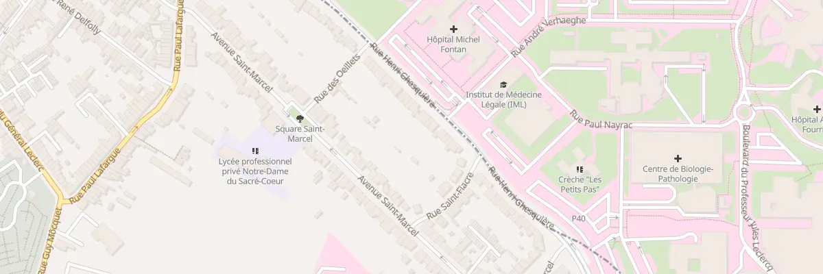Plan du 54 Rue Henri Ghesquière à Loos