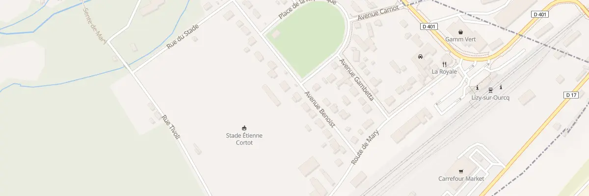 Plan du 18 Av Benoist à Lizy-sur-Ourcq