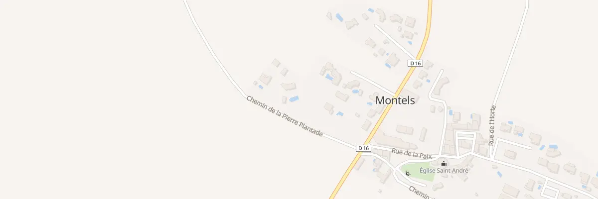 Plan du 5082 Rue de la Pierre Plantade à Montels