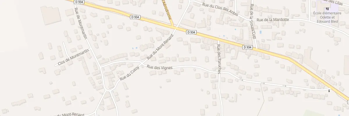 Plan du 428 Rue des Vignes à Mouroux