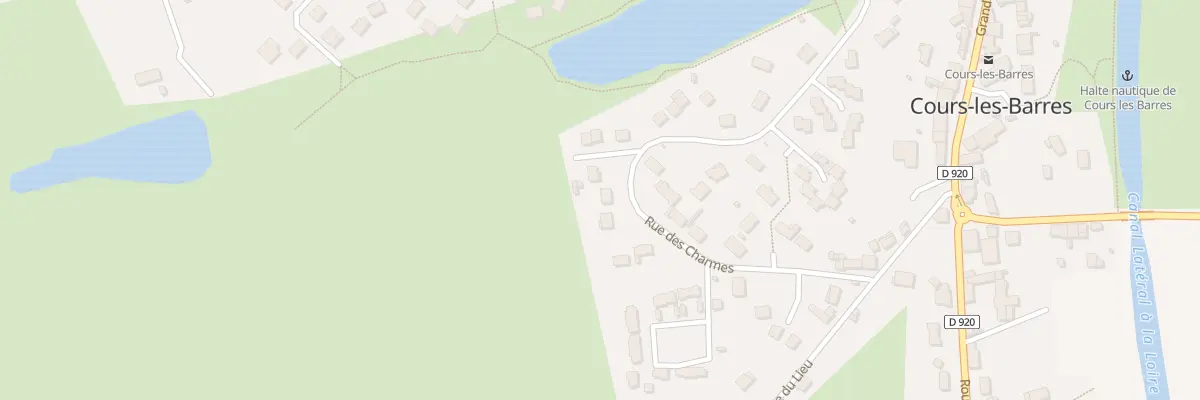 Plan du 101 Residence du Lac à Cours-les-Barres