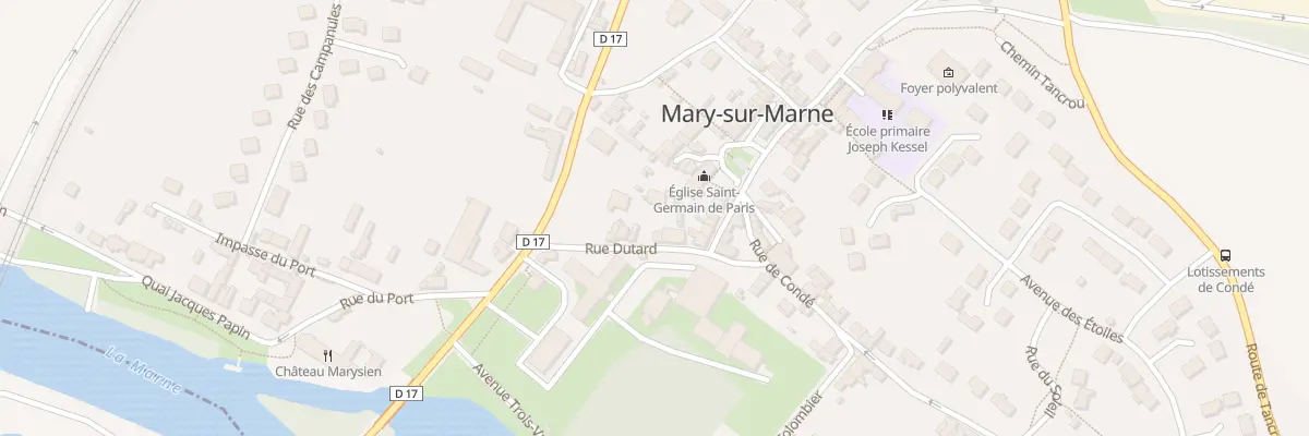 Plan du 9 Rue Dutard à Mary-sur-Marne