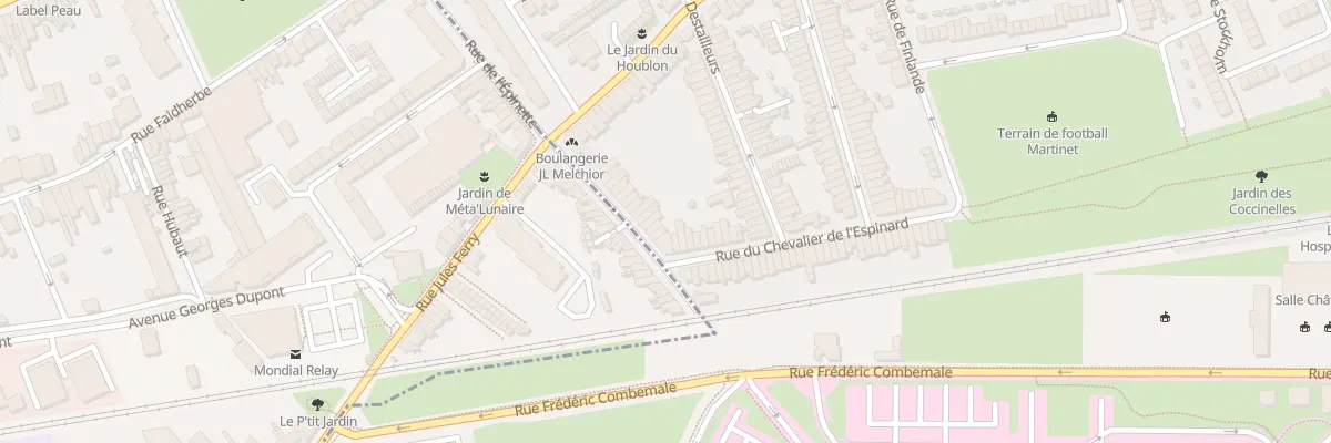 Plan du 97 Rue de l’Epinette à Lille