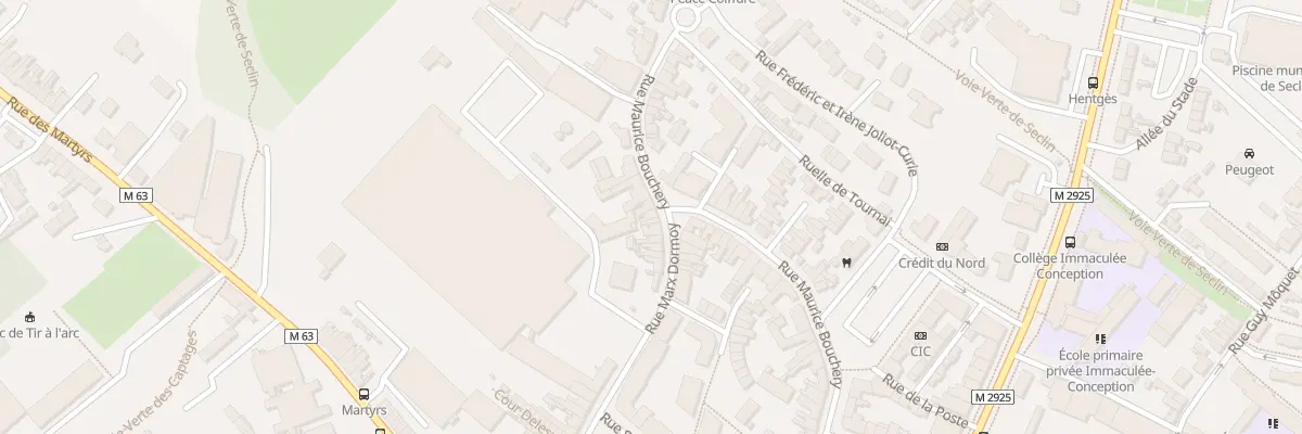 Plan du 2 Rue Marx Dormoy à Seclin