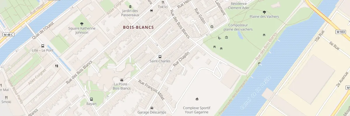 Plan du 18 Rue Chaplin à Lille