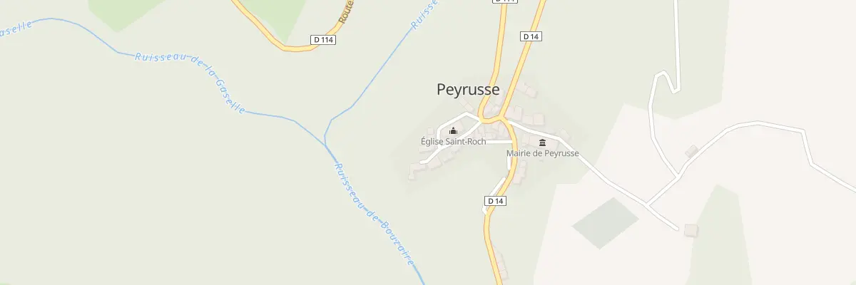 Plan du 5017 Le Bourg à Peyrusse