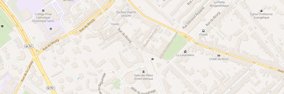 Plan du 149 Rue du Bourg à Lambersart