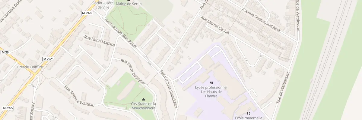 Plan du 193 Rue du Quatorze Juillet à Seclin