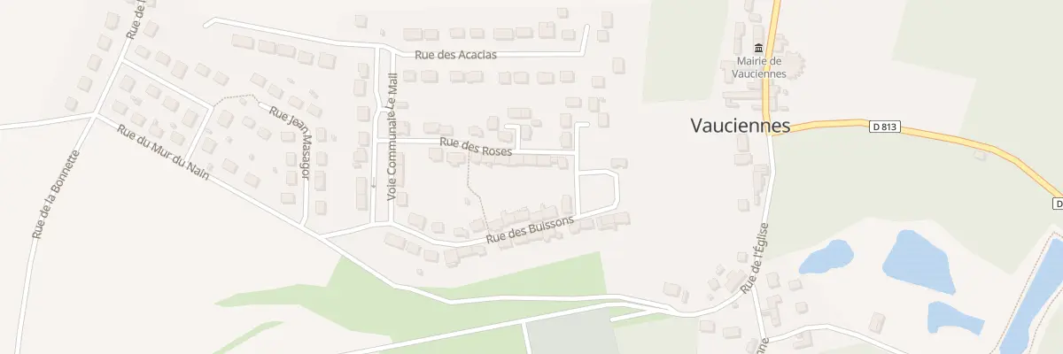 Plan du 24 Rue des Roses à Vauciennes
