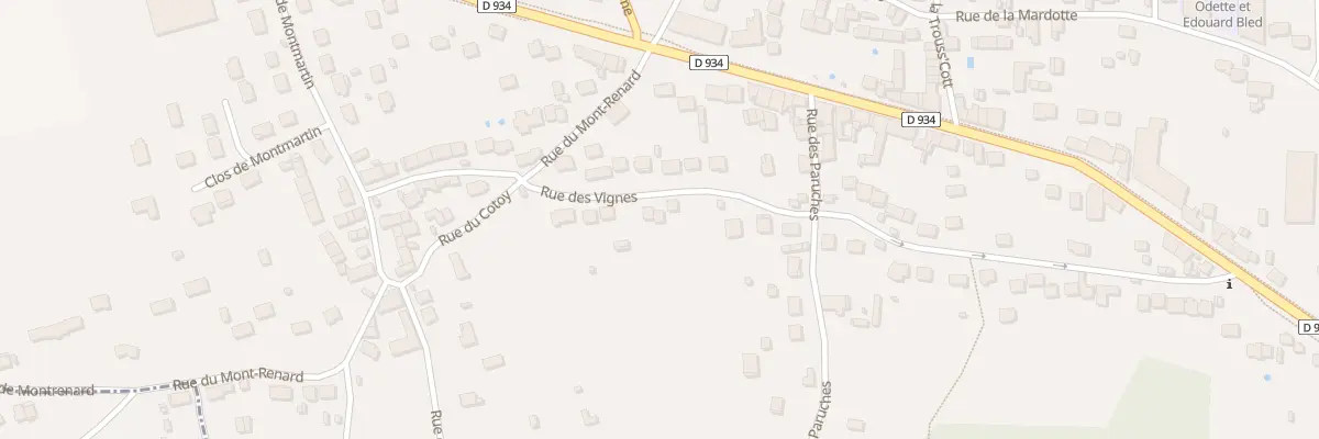 Plan du 422 Rue des Vignes à Mouroux