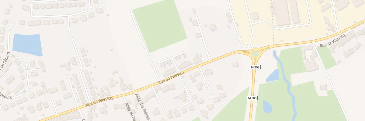 Plan du 165 Rue de Wervicq à Comines