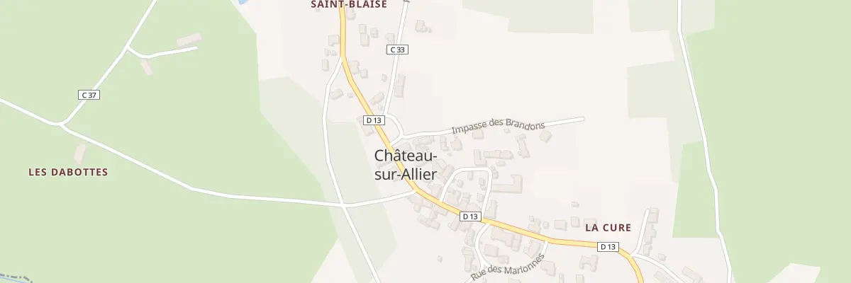 Plan du 2 Imp des Brandons à Château-sur-Allier