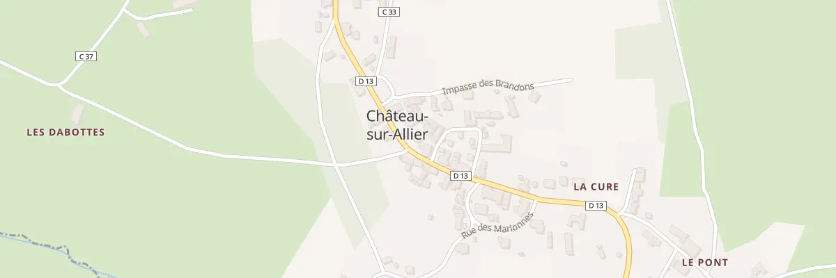 Plan du 26 Rue Saint Vincent à Château-sur-Allier