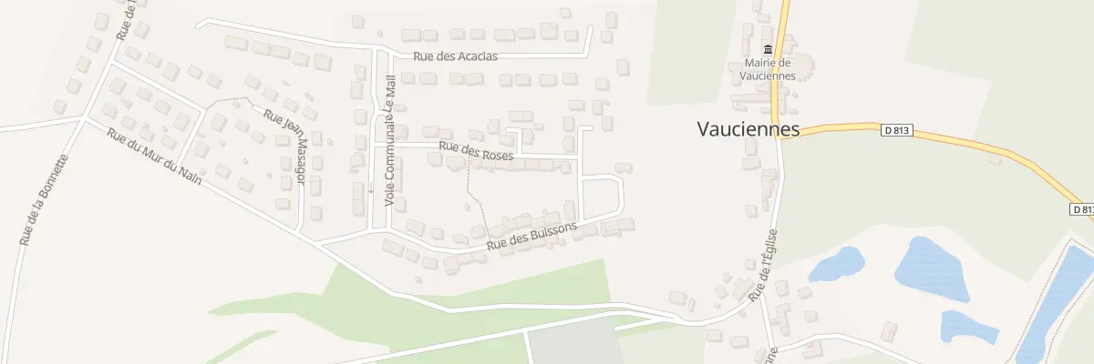 Plan du 22 Rue des Roses à Vauciennes