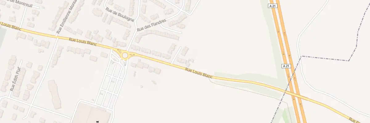 Plan du 95 Rue Louis Blanc à Courcelles-lès-Lens