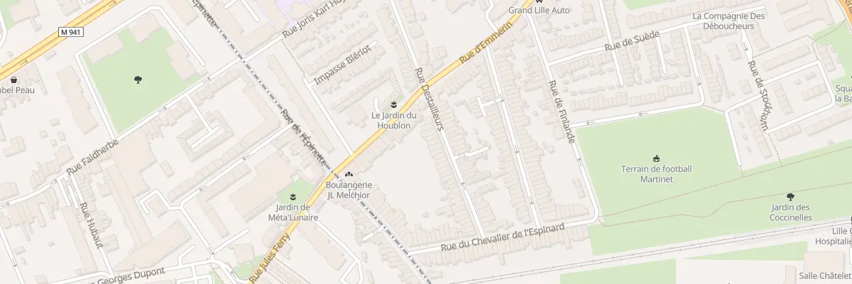 Plan du 76 Rue Destailleurs à Lille