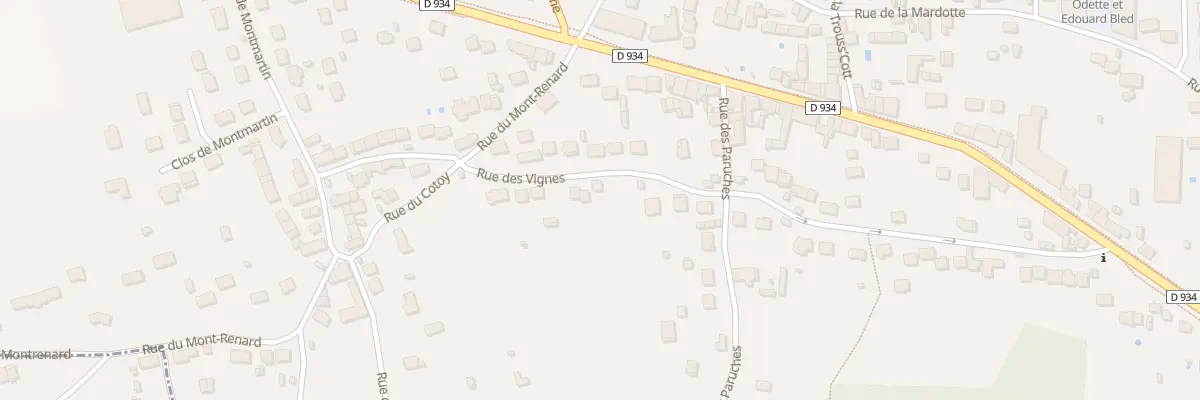 Plan du 405 Rue des Vignes à Mouroux