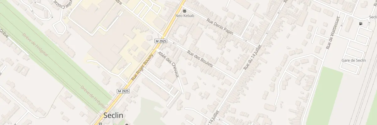 Plan du 8 Rue des Boulets à Seclin