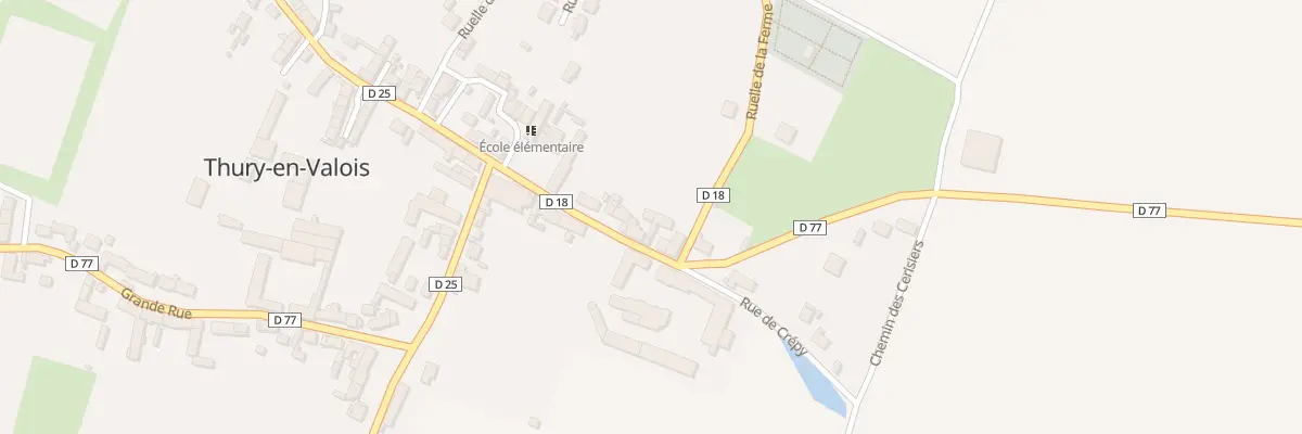 Plan du 14 Rue de Crépy à Thury-en-Valois