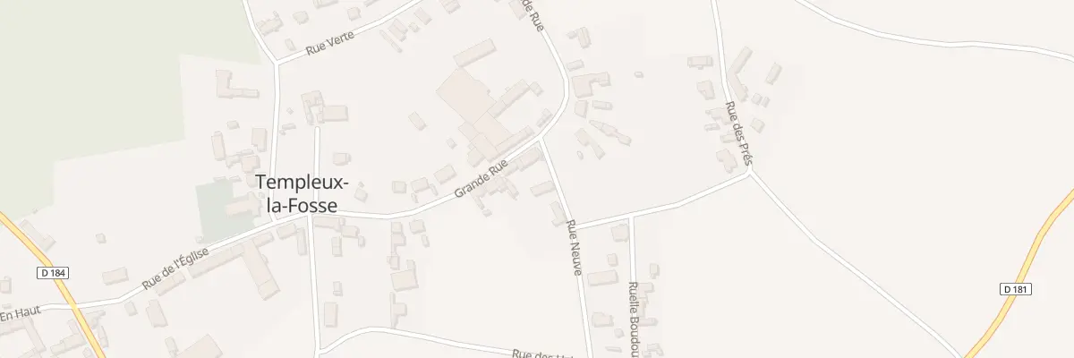 Plan du 24 Gr Grande Rue à Templeux-la-Fosse