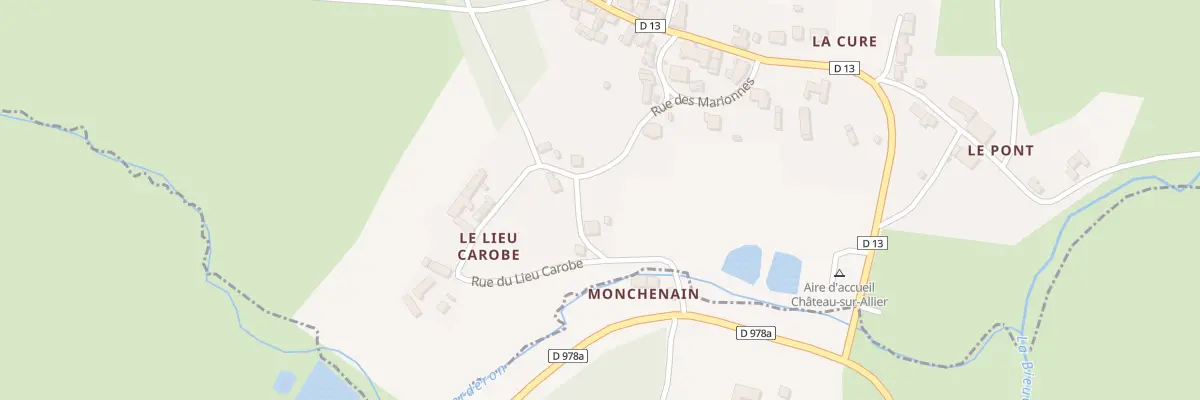 Plan du 15 Rue du Lieu Carobe à Château-sur-Allier
