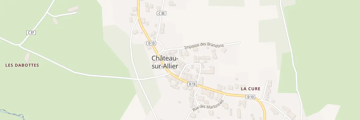 Plan du 14 Rue Saint Vincent à Château-sur-Allier