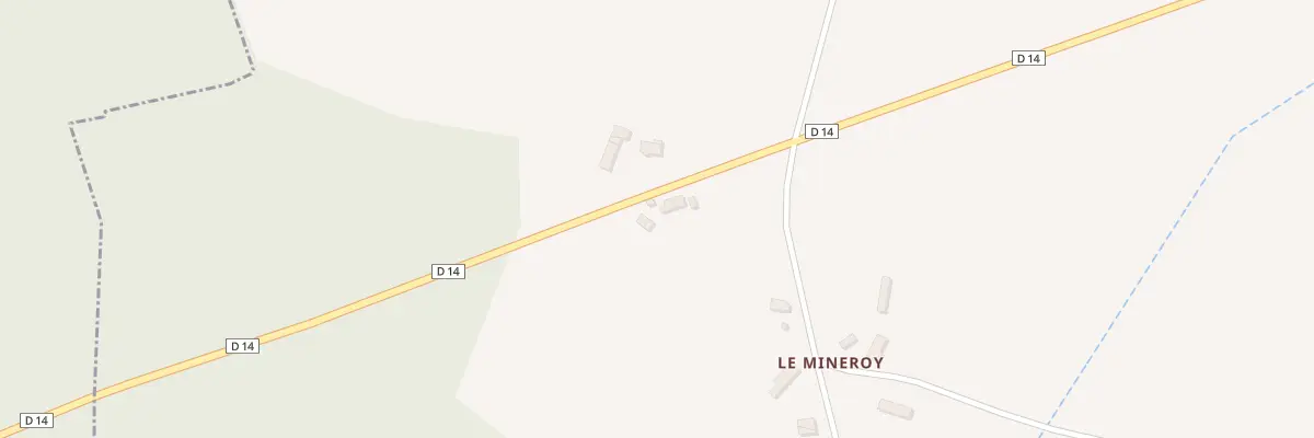 Plan du 13 Le Mineroy à Champignelles