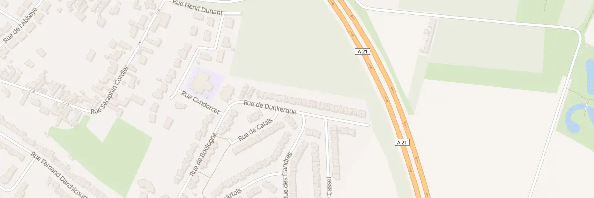 Plan du 11 Rue de Dunkerque à Courcelles-lès-Lens